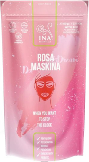 MASKINA Revitalizujúca ílová maska s ružou 60g Ina Essentials