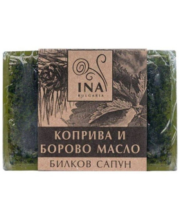 Bylinné mydlo Ina Essentials so žihľavovým a borovicovým olejom 105g Ina Essentials