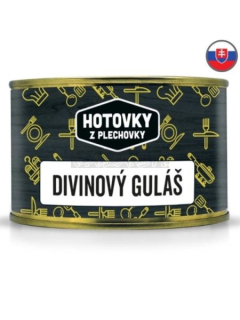 Divinový guláš 400g Hotovky z plechovky