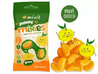 Ovocné Mixies - yuzu prírodné želé cukríky 35g Mixit