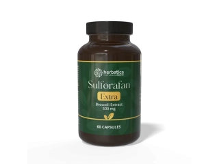 Sulforafán EXTRA - extrakt z brokolice 500 mg, 60 kapsúl - Herbatica
