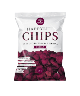 Vákuovo fritované cviklové plátky 75g HappyLife