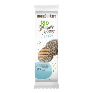 Špaldové sušienky s kokosom bio 100g Dobré časy