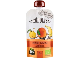 BIO vrecko Mango, banán a dule 110g Rudolfs