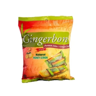 Zázvorové cukríky med a citrón 125g GINGERBON