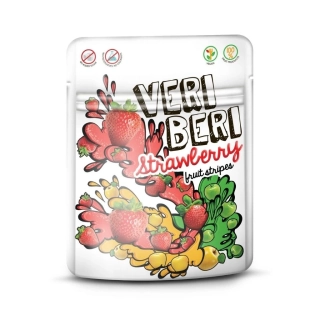 Ovocné plátky 100% jahoda 50g Veri Beri