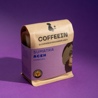 Sumatra Aceh CARBONIC - stredné praženie 200g Coffeein