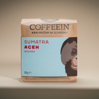 Sumatra Aceh WASHED - stredné praženie 200g Coffeein