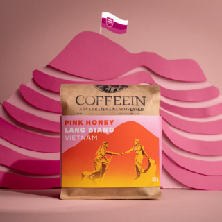 Vietnam Lang Biang PINK HONEY - stredné praženie 200g Coffeein