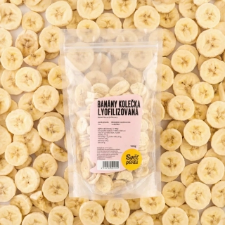 Banány lyofilizované krúžky 100g Svet plodov