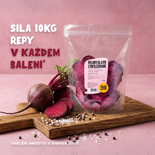 Repa chipsy soľ & korenie lyofilizované 100g Svet plodov
