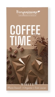 Bio kakaovo-kávová tabuľka bez kofeínu, bezlepková 60g Benjamissimo