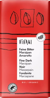 Bio horká čokoláda Marcipán Amaretto 36% 100g Vivani