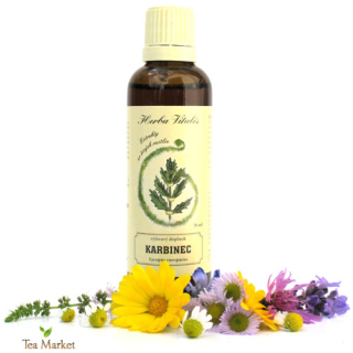 Tinktúra, kvapky (macerát) z byliny Karbinec európsky 50ml Herba Vitalis