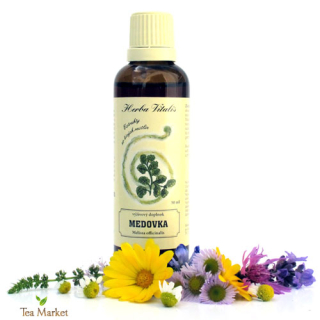 Tinktúra, kvapky (macerát) z byliny Medovka lekárska 50ml Heba Vitalis