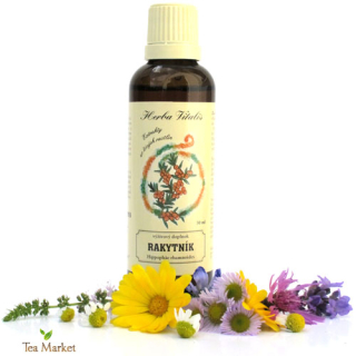 Tinktúra, kvapky (macerát) z byliny Rakytník rešetliakovitý 50ml Herba Vitalis