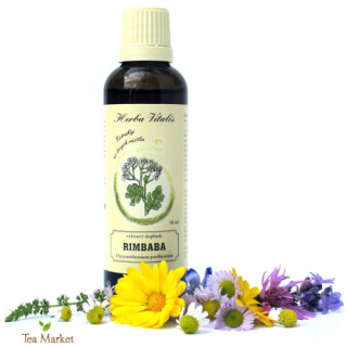 Tinktúra, kvapky (macerát) z byliny Rimbaba obyčajná 50ml Herba Vitalis