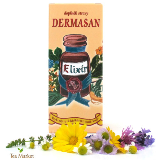 Tinktúra, kvapky (macerát) z bylín Dermasan elixír 50ml Herba Vitalis