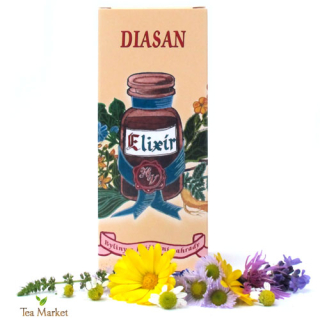 Tinktúra, kvapky (macerát) z bylín Diasan elixír 50ml Herba Vitalis