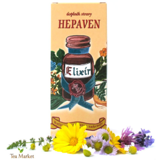 Tinktúra, kvapky (macerát) z bylín Hepaven elixír 50ml Herba Vitalis