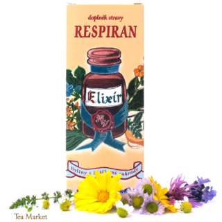 Tinktúra, kvapky (macerát) z bylín Respiran elixír 50ml Herba Vitalis