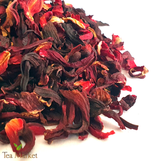 Hibiscus, ibištek kvet 100% natural, sypaný bylinný čaj 50g Tea Market