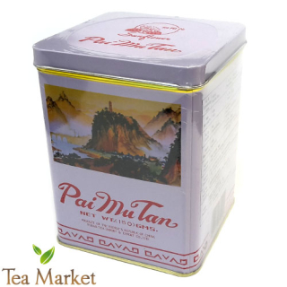 Pai Mu Tan - Biela pivonka, sypaný biely čaj 100g Tea Market