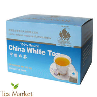 White Tea Bags - Čínsky biely čaj porciovaný 30g Tea Market