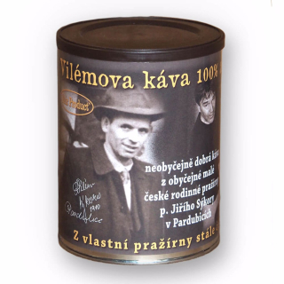 Plechovka čerstvo pražená káva mletá 250g 