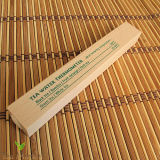Čajový teplomer v drevenom púzdre 1ks Tea Market