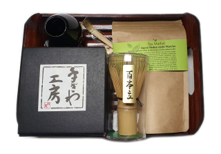 Darčeková sada s čajom "Japan Matcha" čierna šálka 1ks Tea Market