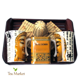 Darčeková sada s čajom "Jazmínový Buddha" 1ks Tea Market